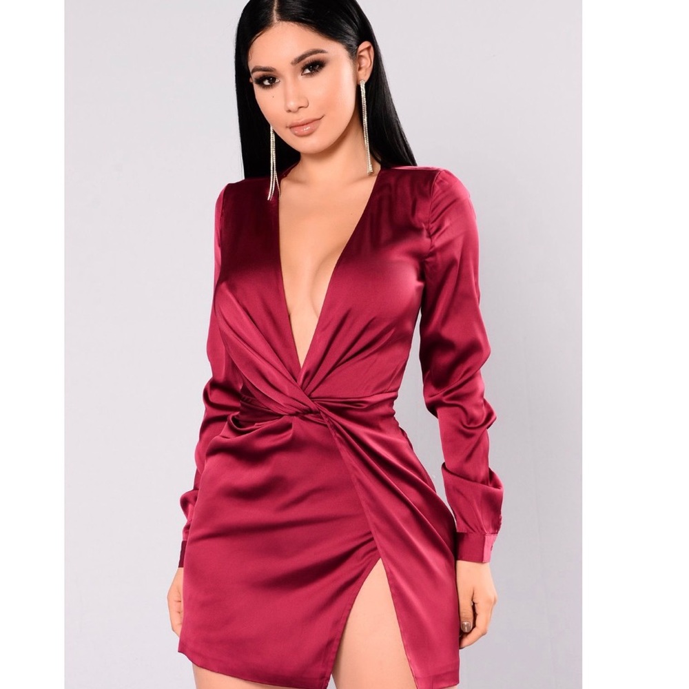 Fashion Nova satin dress